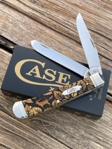 CASE XX ** SFO 2024 ANTIQUE BONE WLDLIFE SERIES ELK TRAPPER 