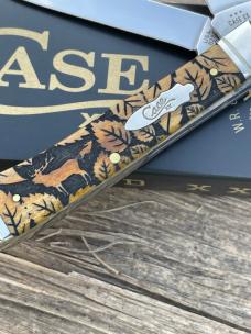 CASE XX ** SFO 2024 ANTIQUE BONE WLDLIFE SERIES ELK TRAPPER 