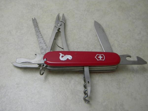 Victorinox Switzerland Officer Suisse Angler Multi Tool Swiss Army Knife 