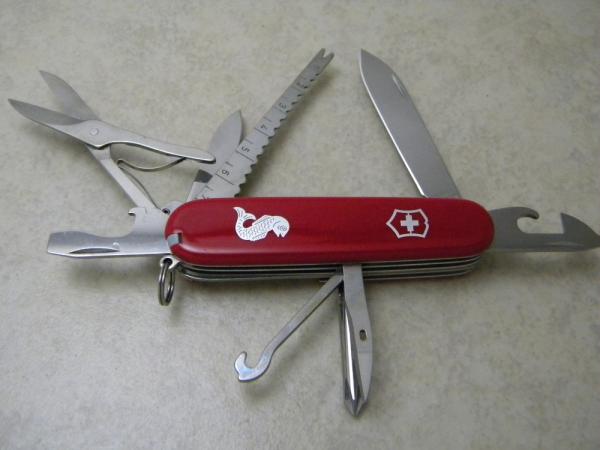 Victorinox Switzerland Officer Suisse Fisherman Multi Tool Swiss Army Knife 