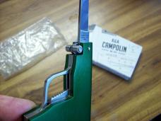 A.G.A. Campolin Rare Italian Gun Knife in Green Circa 2019 UNUSED W/Box