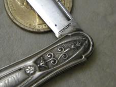Vintage Sterling Silver Two Blade Fruit Knife