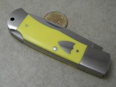A.G. Russell Yellow Lockback Knife 