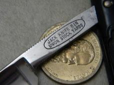 Vintage "Jack Knife Ben" Union Stock Yards Straight Razor Knife