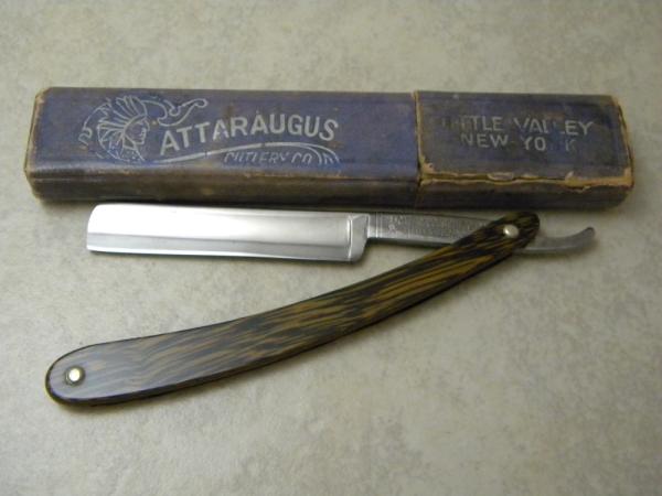 Cattaraugus Cutlery Co Little Valley NY Straight Razor Knife in Box Cattaraugus Cutlery Co Little Valley NY Straight Razor Knife in Box