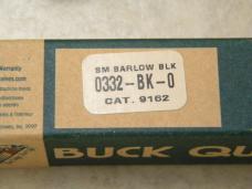 Buck USA Black Saw Cut Delrin Barlow Knife c.1999 NIB