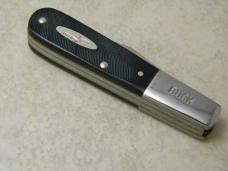 Buck USA Black Saw Cut Delrin Barlow Knife c.1999 NIB
