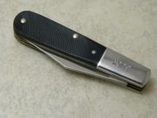 Buck USA Black Saw Cut Delrin Barlow Knife c.1999 NIB