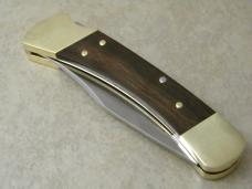 Buck USA 110 Wood Lockback Knife c. 1980-81