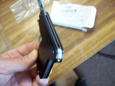 A.G.A. Campolin Rare Italian Gun Knife Black Ebonywood Circa 2019 UNUSED W/Box