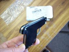 A.G.A. Campolin Rare Italian Gun Knife Black Ebonywood Circa 2019 UNUSED W/Box