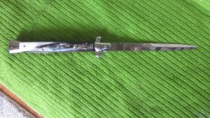 13" Italian Brazilian horn dagger blade.