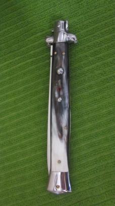 13" Italian Brazilian horn dagger blade.