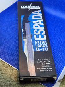 Cold Steel XL Espada 62MGC New in Box