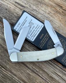 CASE XX ** 2024 SHOT SHOW SPECIAL FLAG EMBELLISHED SMOOTH NATURAL BONE SOWBELLY 