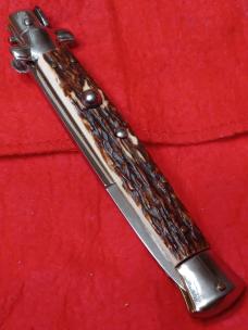 11" Stiletto Italy Stag horn. 