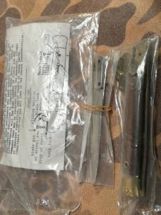 Vtg EdgeCo 9” Italian Stiletto Switchblade kit Brass/Wood RARE MINT NOS sealed unassembled original 