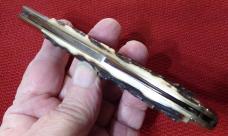  SHOUSE & HARDIN GERMANY FOLDING HUNTER THE CONQUEROR AXE SHIELD GENUINE STAG CHECK OR MONEY ORDER