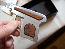 A.G.A. Campolin Rare Italian Gun Knife Cocobolo Serial # 147 UNUSED W/Box