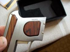 A.G.A. Campolin Rare Italian Gun Knife Cocobolo Serial # 147 UNUSED W/Box
