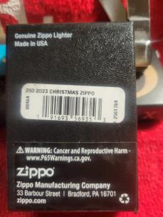 Case xx zippo 2023 Christmas gingerbread man