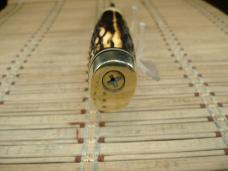 SCHRADE UNCLE HENRY 153UH GOLDEN SPIKE VINTAGE 1980'S FIXED BLADE CARBON STEEL KNIFE, SHEATH & STONE