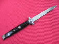 Vintage Italian Horn Trap Door OTF Switchblade Knife - Mint