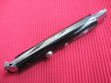 Vintage Italian Horn Trap Door OTF Switchblade Knife - Mint