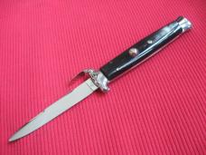 Vintage Italian Horn Trap Door OTF Switchblade Knife - Mint