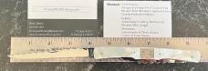 Beautiful Graham Clayton Digby's Kelham Island Mother Of Pearl 2 Blade Knife, Sheffield England