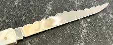 Beautiful Graham Clayton Digby's Kelham Island Mother Of Pearl 2 Blade Knife, Sheffield England