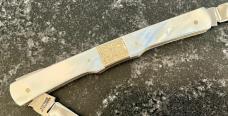 Beautiful Graham Clayton Digby's Kelham Island Mother Of Pearl 2 Blade Knife, Sheffield England