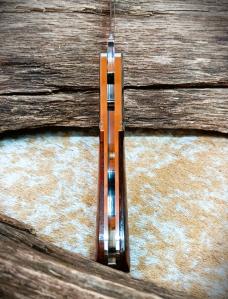 New! RoseCraft Blades Otter Creek Barlow Yellow Sandalwood RCT020 D2 Clip Point