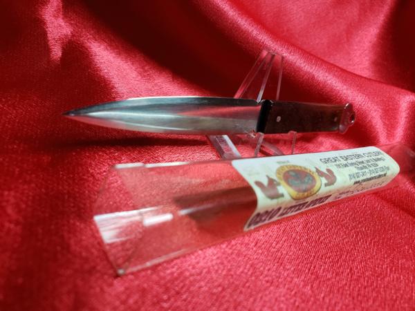 Great Eastern Cutlery 0210 Rosewood Cocobolo Letter Opener, NEW in the Original Tube, GEC Stainless 