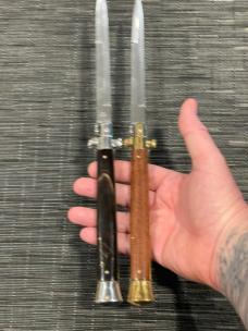 Two Vintage INOX Swivel Bolster 13’s