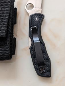 Used Spyderco FRN handle, older barrel bolt model