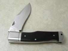 A.G. Russell 2008 Texas Ranger Micarta Lockback Gunstock Knife 