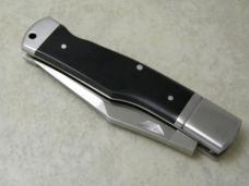 A.G. Russell 2008 Texas Ranger Micarta Lockback Gunstock Knife 