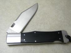 A.G. Russell 2014 Texas Ranger 191 Years of Service Micarta Lockback Gunstock Knife 