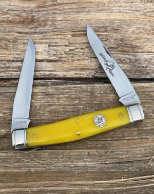 GEC NORTHFIELD ** 812122 SMOOTH YELLOW ROSE BONE MUSKRAT (GK)