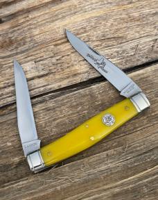 GEC NORTHFIELD ** 812122 SMOOTH YELLOW ROSE BONE MUSKRAT (GK)