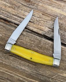GEC NORTHFIELD ** 812122 SMOOTH YELLOW ROSE BONE MUSKRAT (GK)