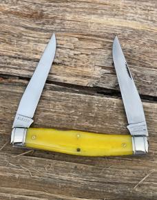GEC NORTHFIELD ** 812122 SMOOTH YELLOW ROSE BONE MUSKRAT (GK)