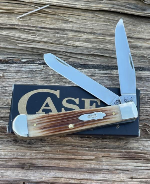 CASE XX *** 2013 BARNBOARD JIG BONE GINGER ALE TRAPPER 