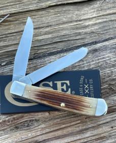 CASE XX *** 2013 BARNBOARD JIG BONE GINGER ALE TRAPPER 