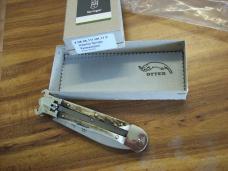 Hubertus Knife Shellpuller Patronenzieher Solingen Germany Stag/Antler Large Size 11 UNUSED NIB.