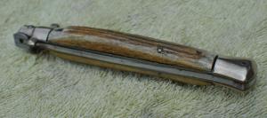 Italian Stiletto Older 6" Closed 11" Out Factory Edge No Peek No Shell Rostfrei Only Thick Old Stag