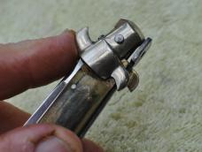 Italian Stiletto Older 6" Closed 11" Out Factory Edge No Peek No Shell Rostfrei Only Thick Old Stag 