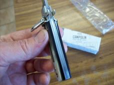 A. G. A. Campolin Dominus Lever Maltese Cross 6 Incher W/Brazilian Horn Handles  NIB
