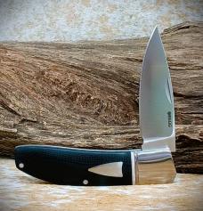 Begg Knives BG037 Slip Joint G10 Handles - Satin 14C28N Sandvik Stainless Drop Point